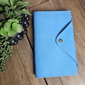 Portland Leather Large Snap Journal Iceberg Blue